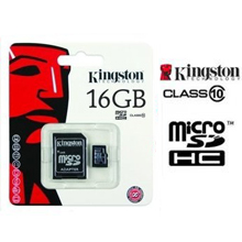 MICRO SD 16 GB CLASS 10 KINGSTON CON ADATTATORE 